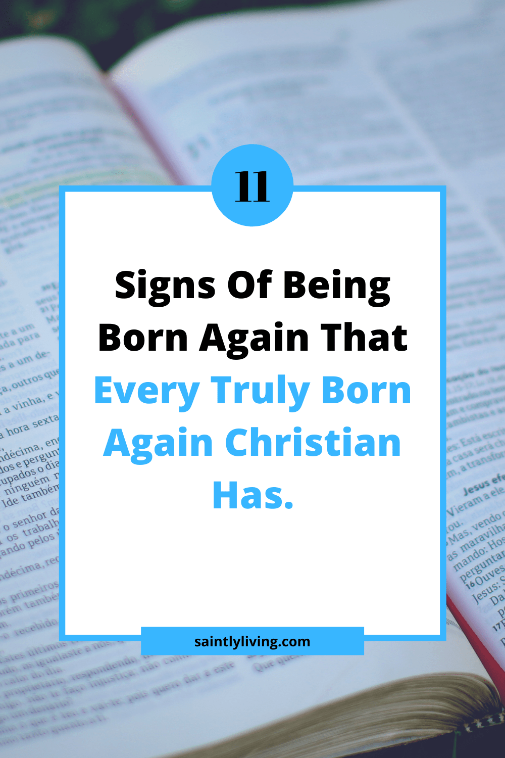 being born again signs