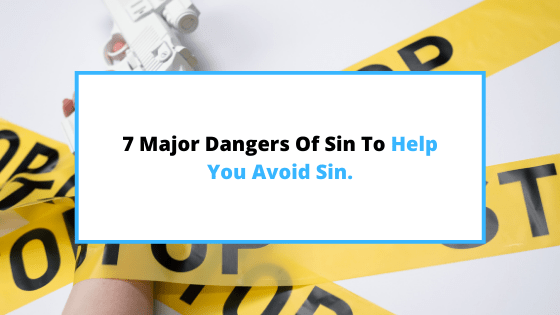 danger of sin