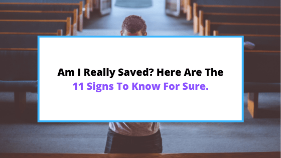 how to know if you are really saved