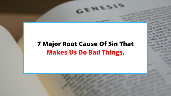 root causes of of sin